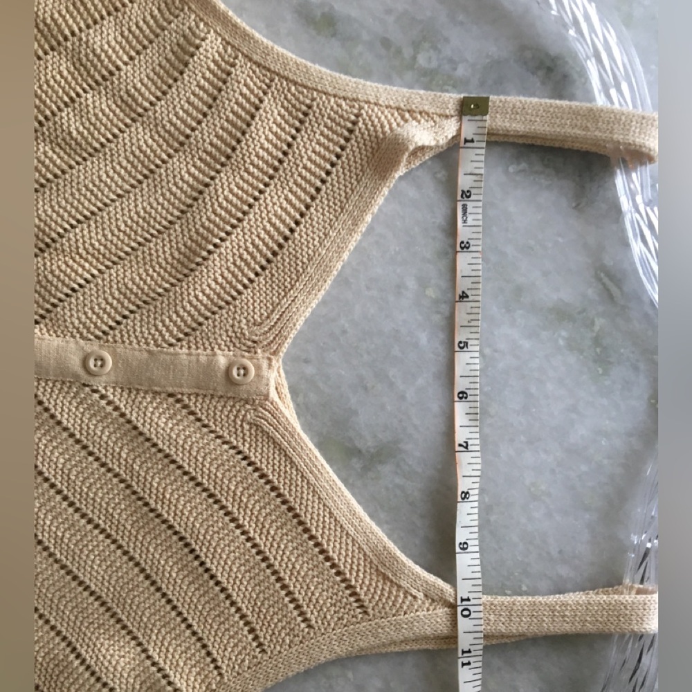 Tan Knit Sleeveless Dress, brand new with tags brand Mynah, dress summer 🌼🌻🌞 - Picture 8 of 16